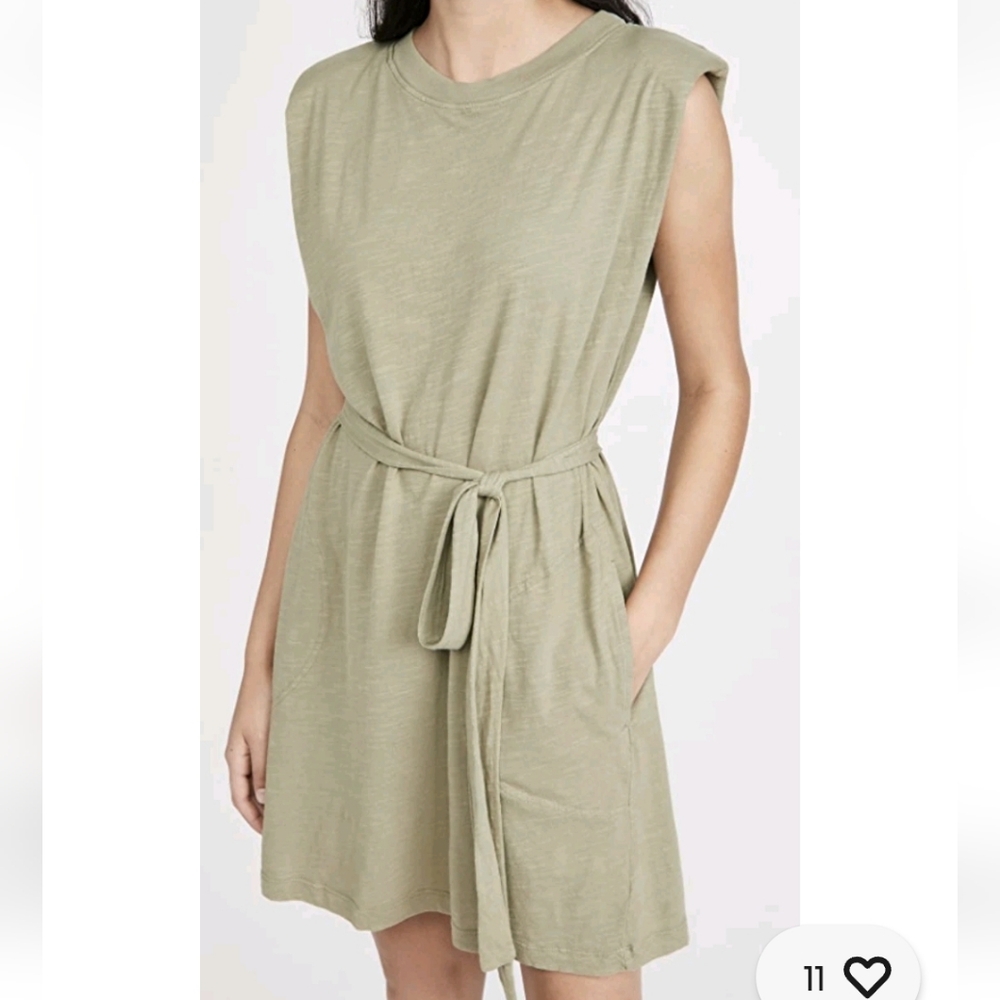 NWT Velvet By Graham & Spencer Jenna Casual Sleeveless Pocket Dress